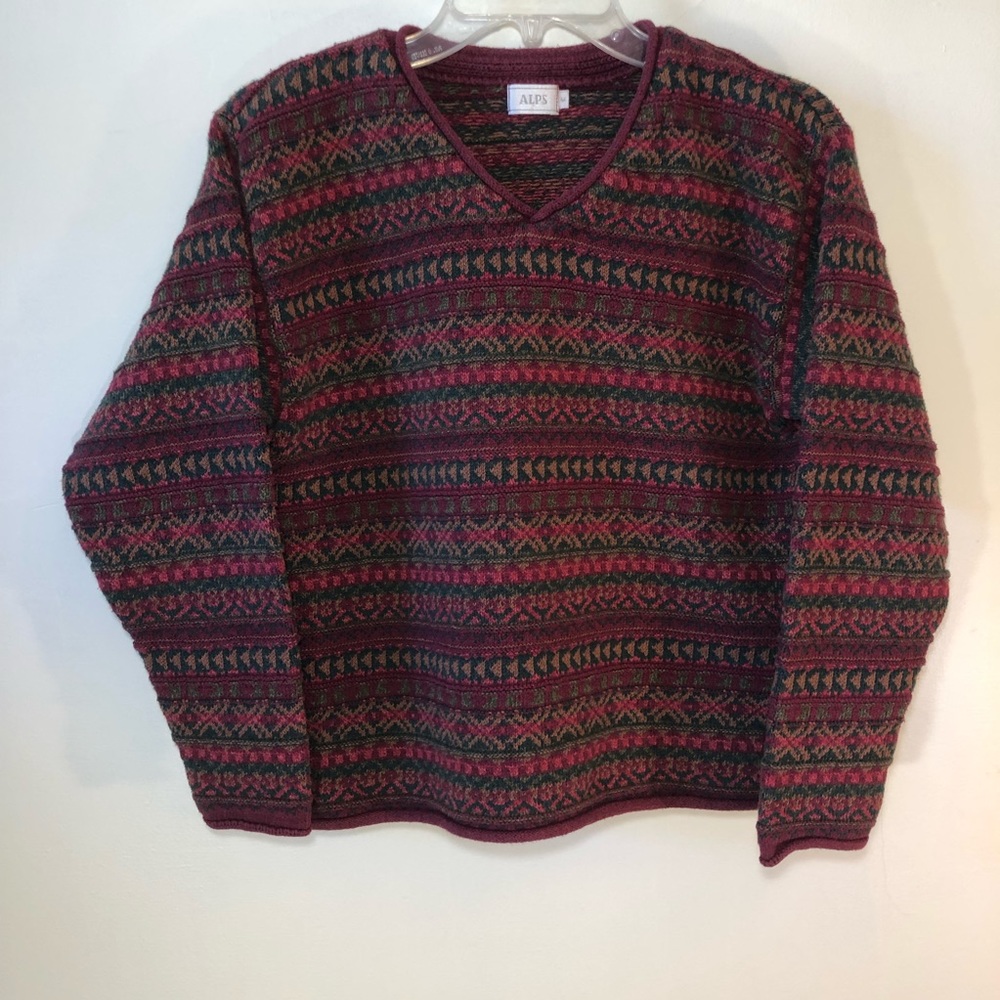 VTG Alps Mixed Media Sweater